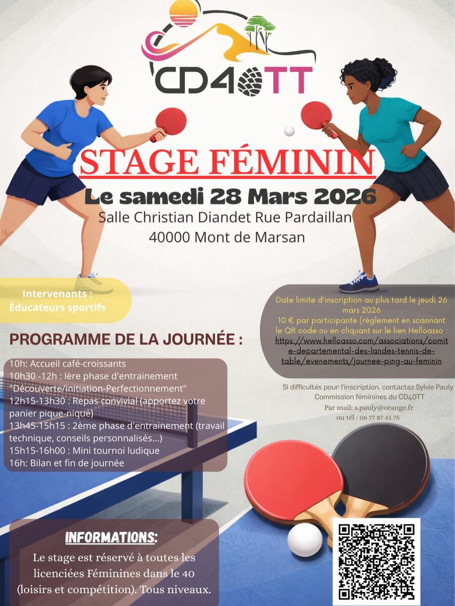 Stage Féminin