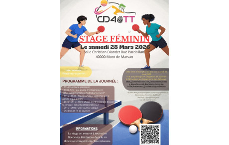 Stage Féminin